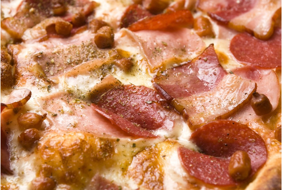 1 LARGE 3 TOPPING PIZZA
